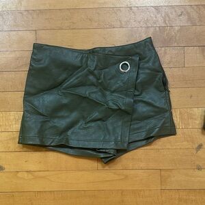 Forever 21 Dark Green Mini Skirt